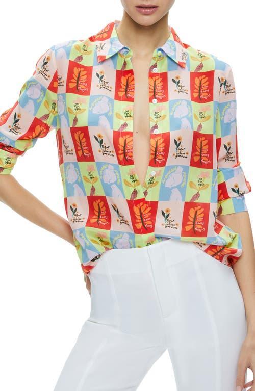 Willa Woman Power Placket Top  Product Image