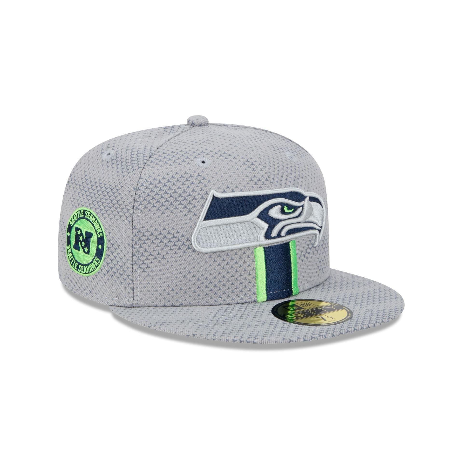 Seattle Seahawks 2024 Sideline Gray 59FIFTY Fitted Hat Male Product Image