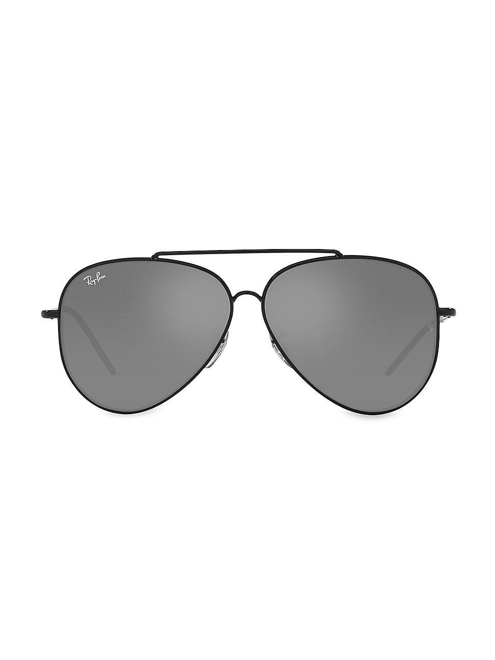 Mens RBR0101S 59MM Reverse Aviator Sunglasses Product Image