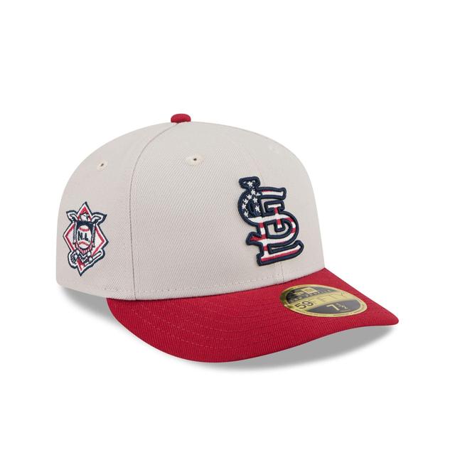 St. Louis Cardinals Independence Day 2024 Low Profile 59FIFTY Fitted Hat Male Product Image