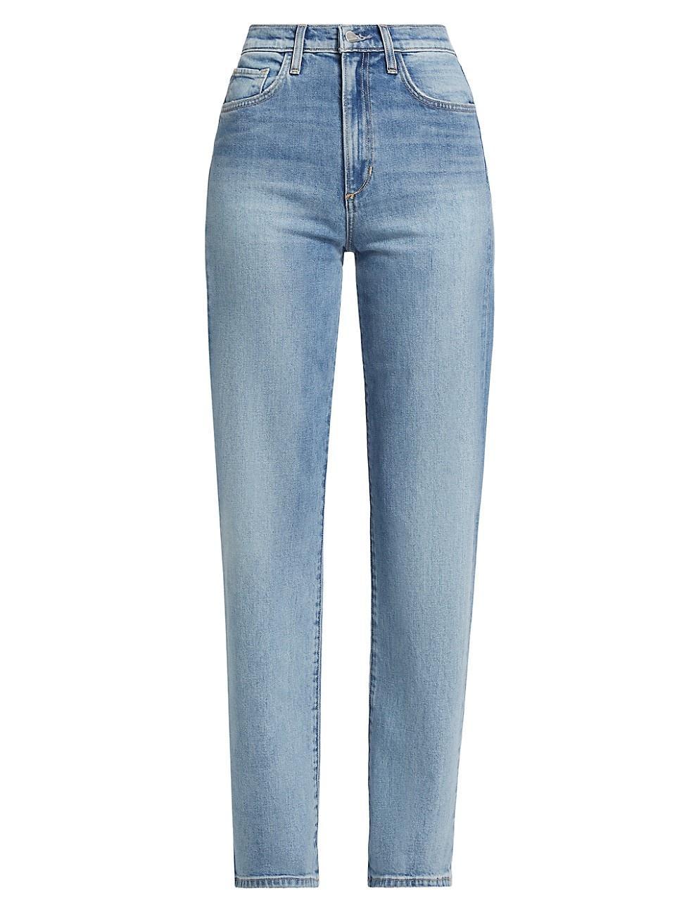 Womens Margot High-Rise Straight-Leg Jeans product image