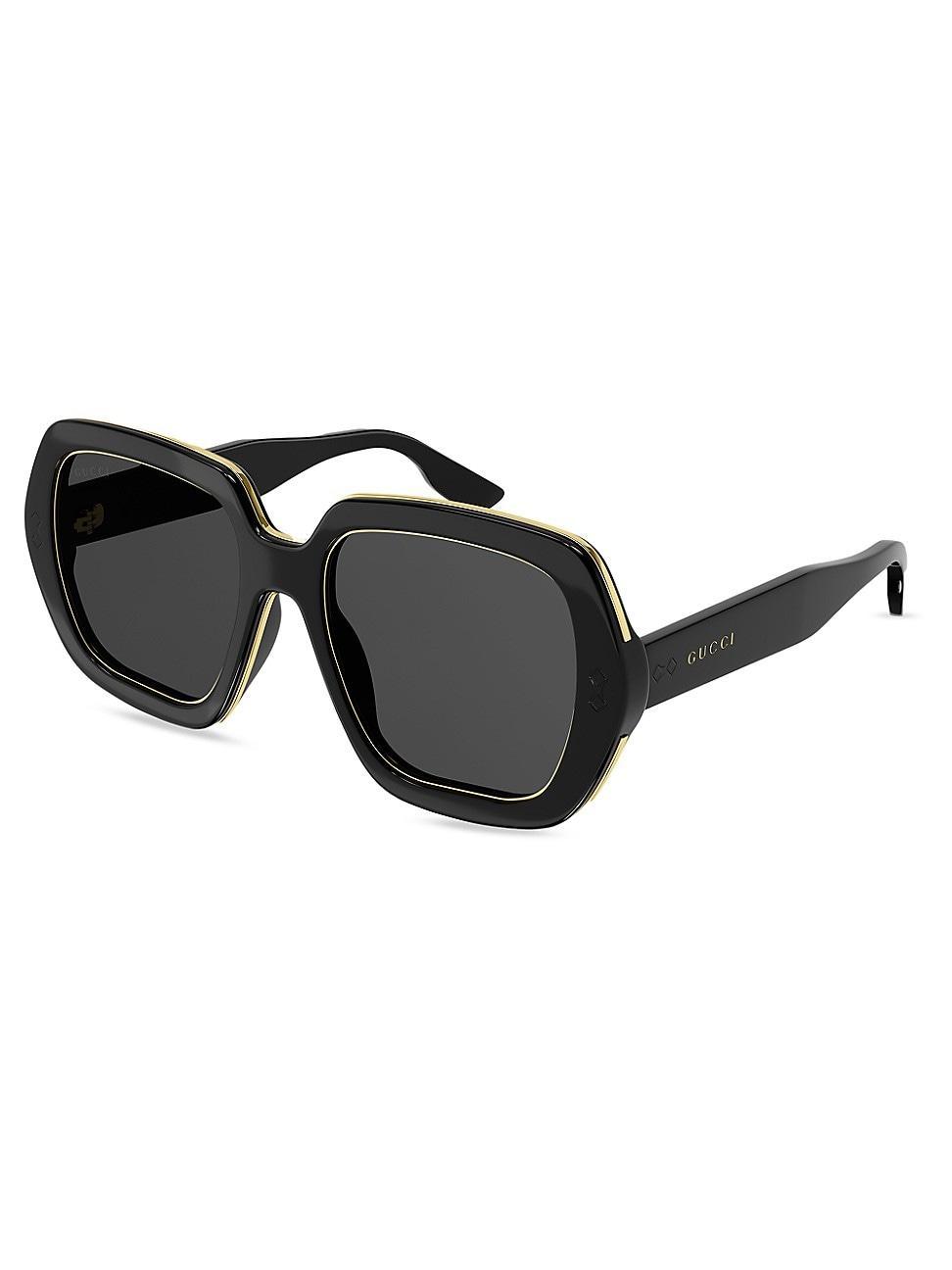 Mens 54MM Square Sunglasses Product Image