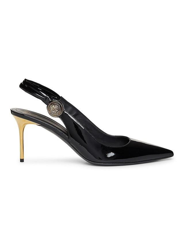 Womens Alma 75MM Patent Leather Slingback Pumps Product Image