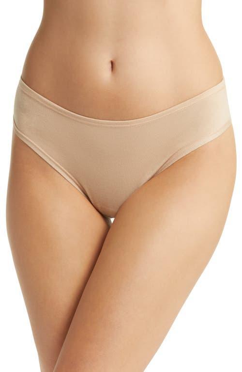 Hanky Panky Womens Playstretch Natural Rise Thong Underwear Product Image