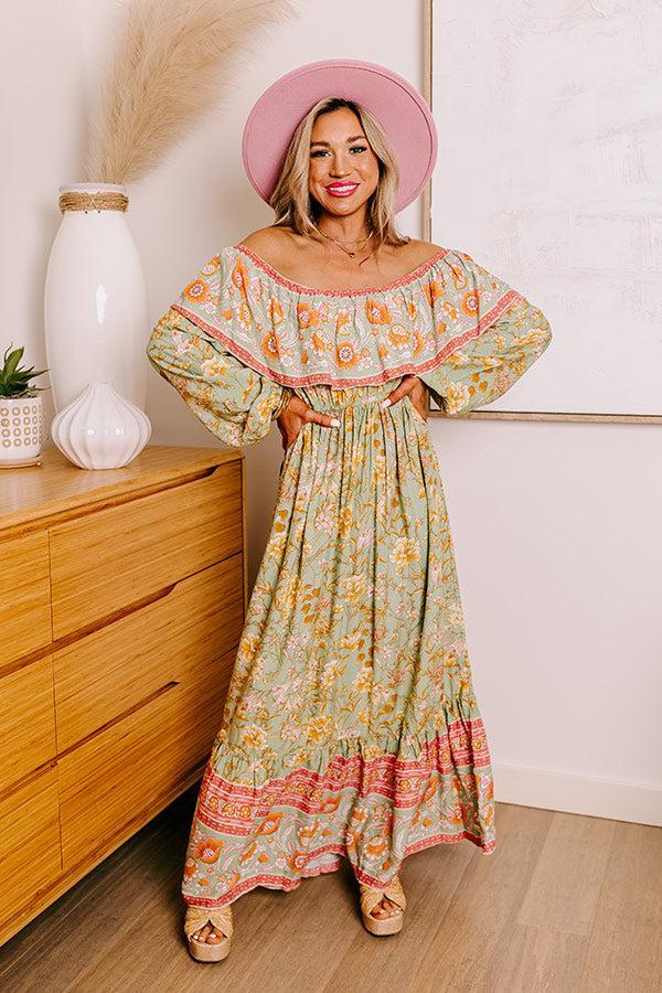 Blooming Meadow Floral Maxi in Pear Product Image