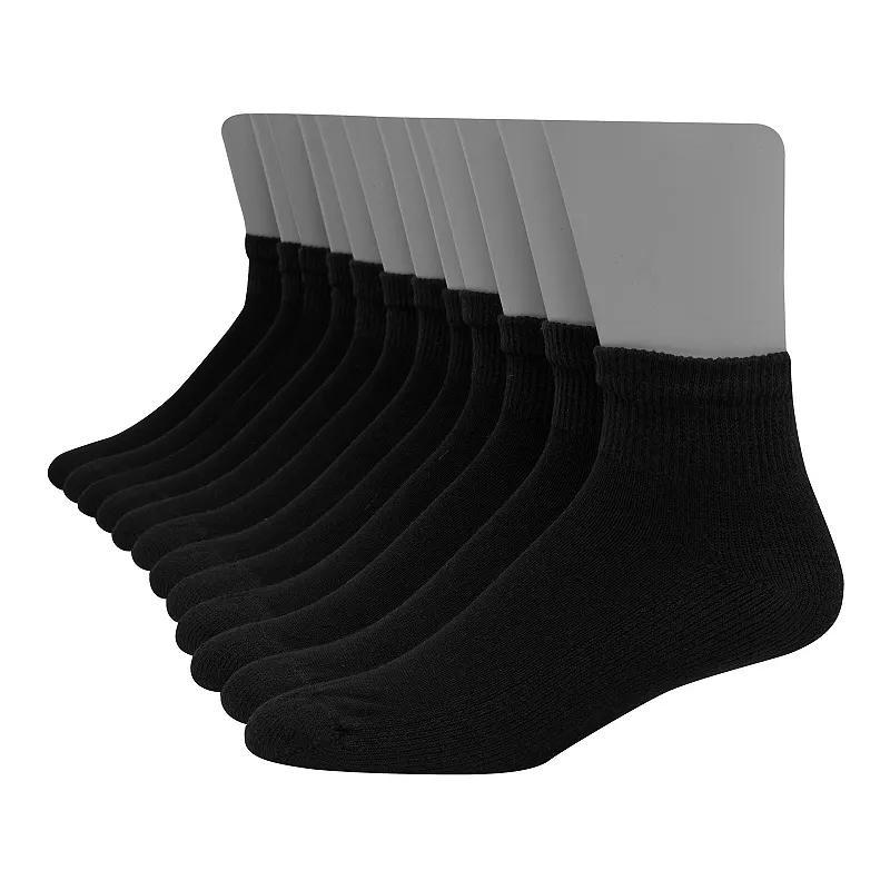 Mens Hanes Ultimate 12-pack + 1 Bonus Soft & Durable Ankle Socks Product Image