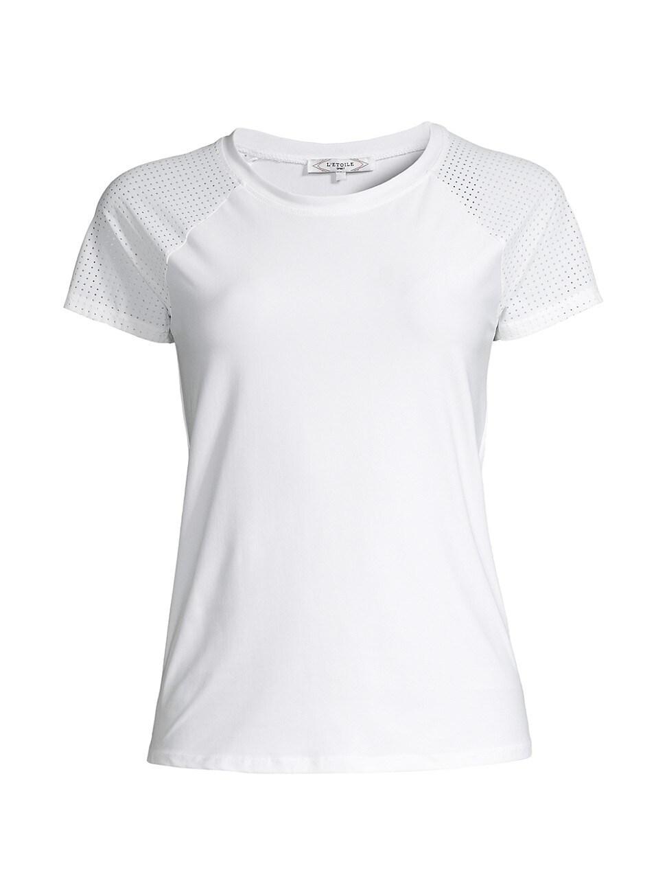 Womens Perforated Tennis T-Shirt Product Image