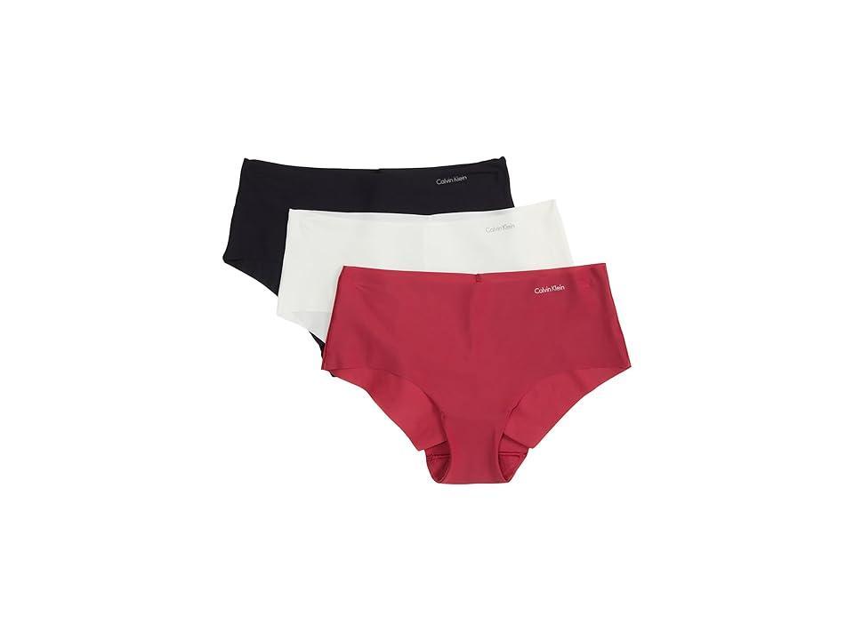 Calvin Klein Womens Invisibles 3-Pack Hipster Underwear QD3559 - Speak Easy/Light Caramel/ Product Image