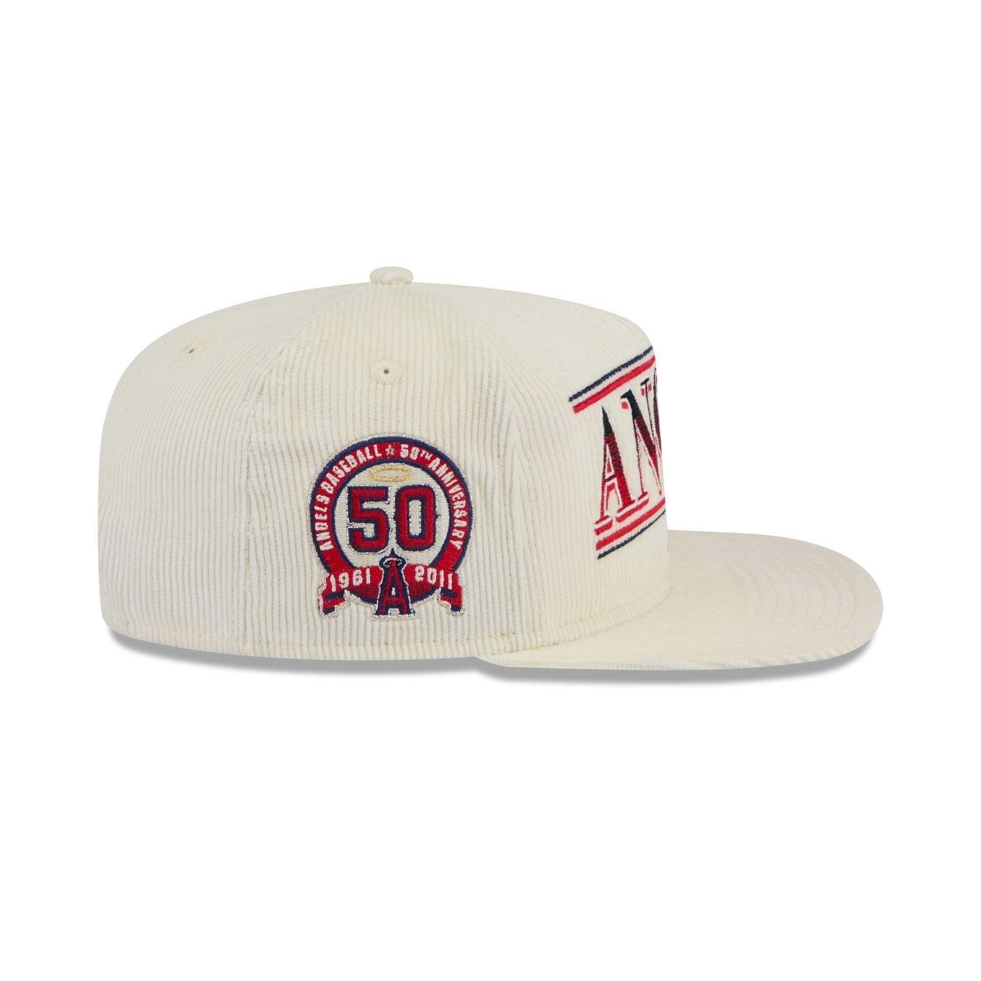 Los Angeles Angels Throwback Corduroy Golfer Hat Male Product Image