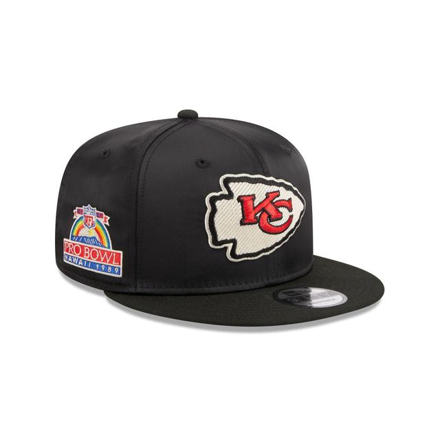 Kansas City Chiefs Satin 9FIFTY Snapback Hat Male Product Image