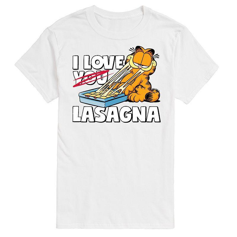 Mens Garfield I Love Lasagna Tee Product Image