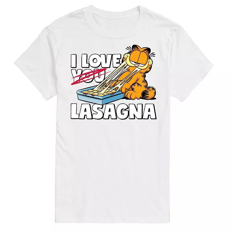 Mens Garfield I Love Lasagna Tee Product Image