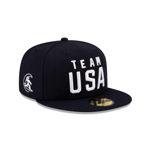 Team USA Surfing Navy 59FIFTY Fitted Hat Male Product Image