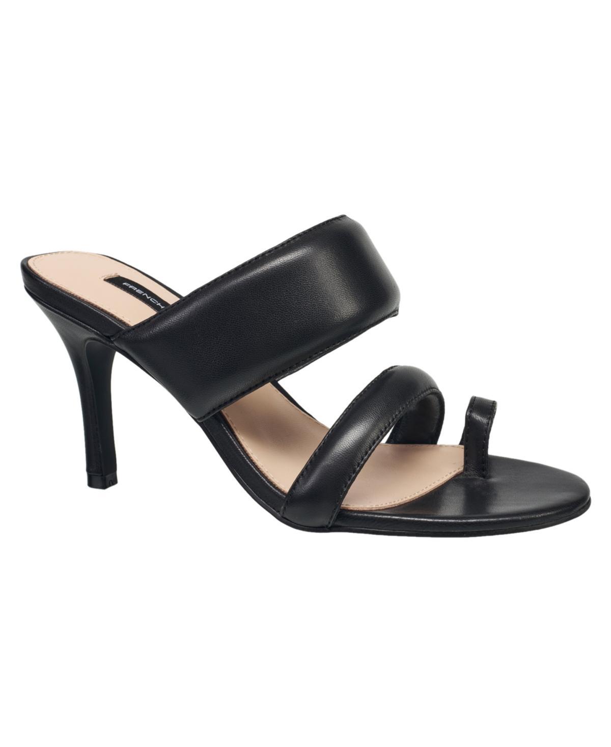 French Connection Womens Layne Slip-on Leather Stiletto Heel Sandal Product Image