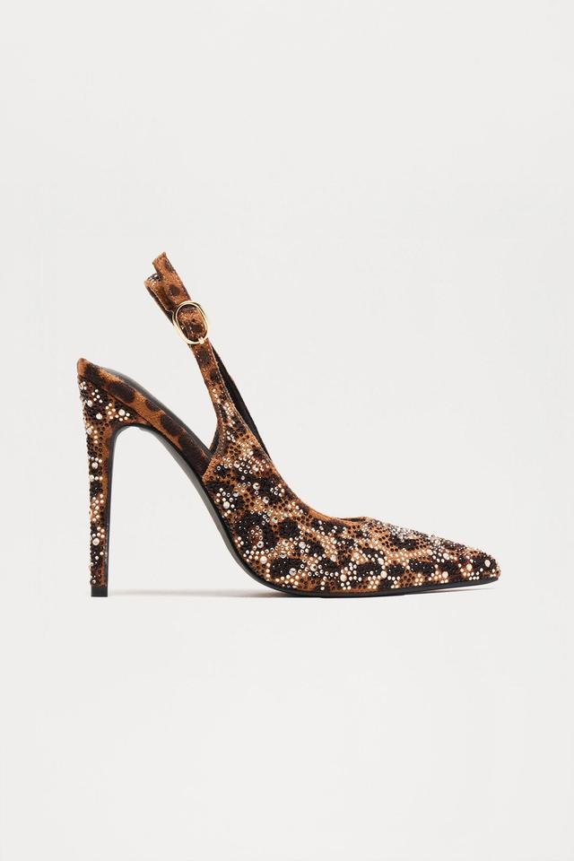 Sia Rhinestone Pumps - Leopard Product Image