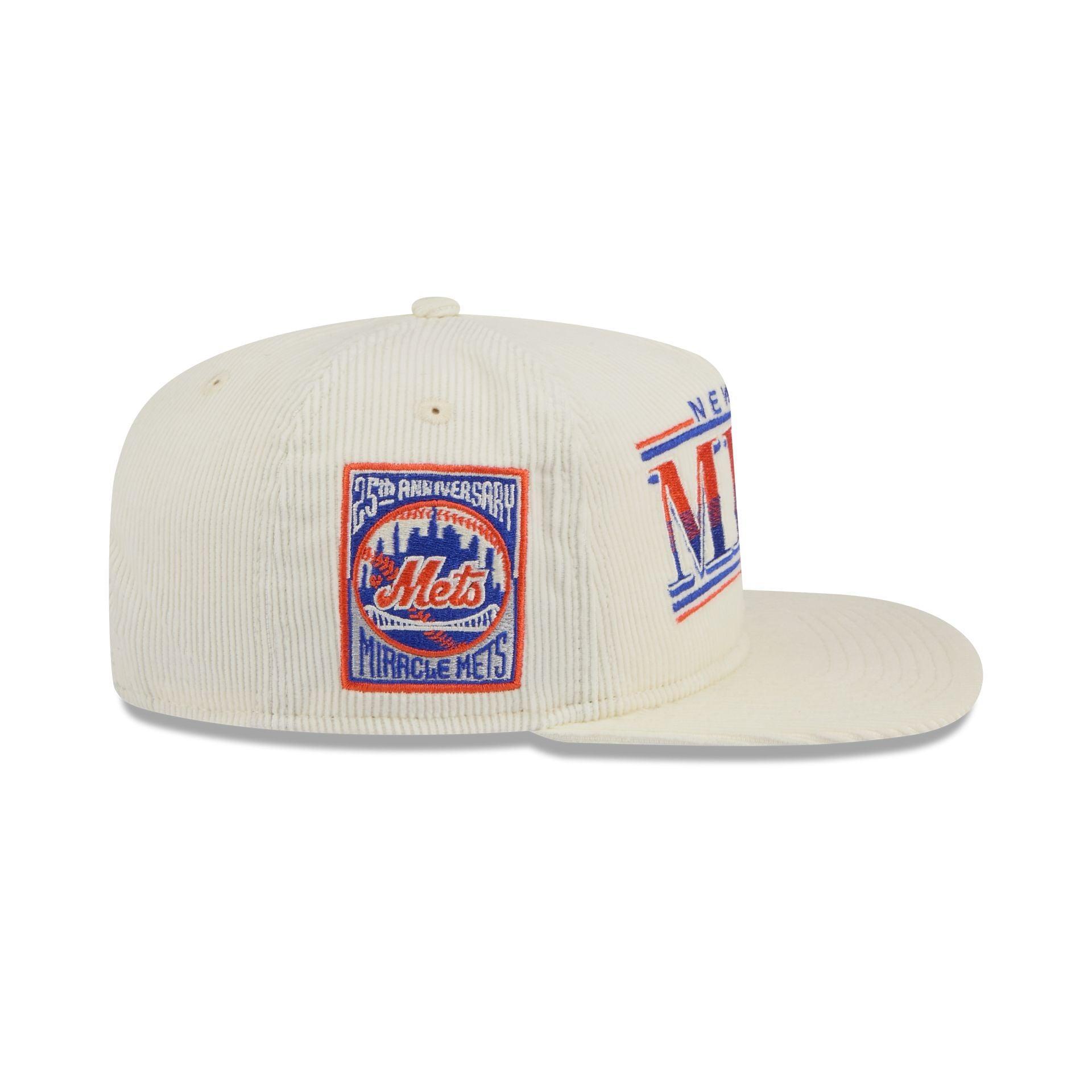 New York Mets Throwback Corduroy Golfer Hat Male Product Image