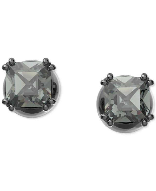 Swarovski Black-Tone Millenia Crystal Stud Earrings Product Image