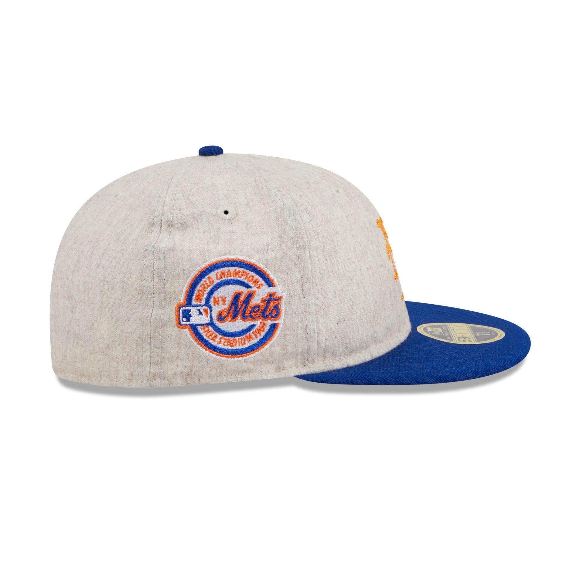 New York Mets Melton Wool Retro Crown 59FIFTY Fitted Hat Male Product Image