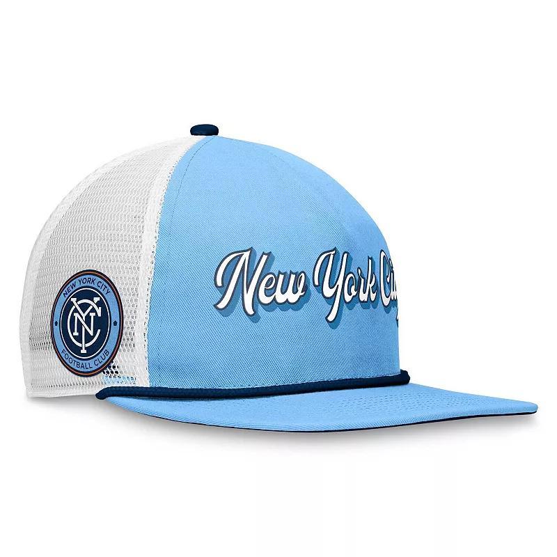 Mens Fanatics Branded /White New York City FC True Classic Golf Snapback Hat Product Image