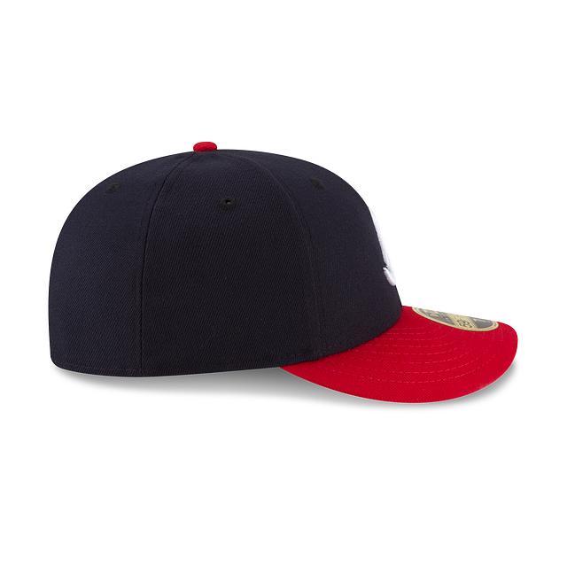 Atlanta Braves Authentic Collection Low Profile 59FIFTY Fitted Hat Male Product Image