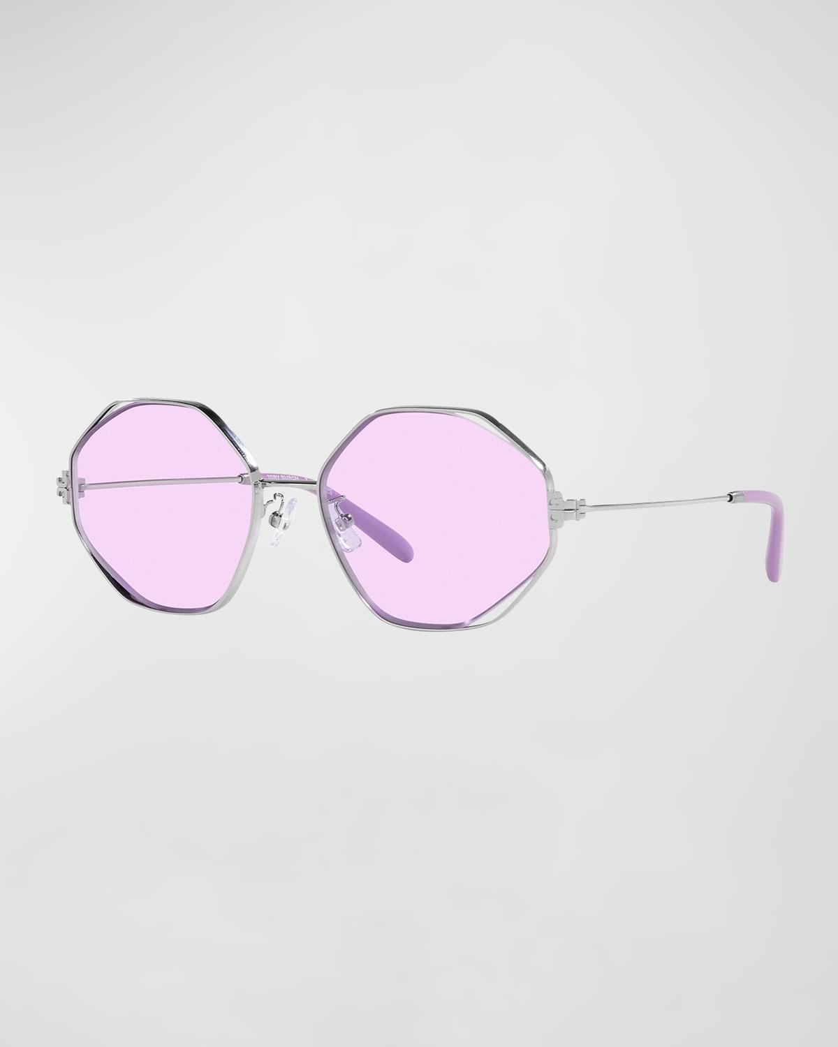 Tory Burch 56mm Irregular Sunglasses Product Image