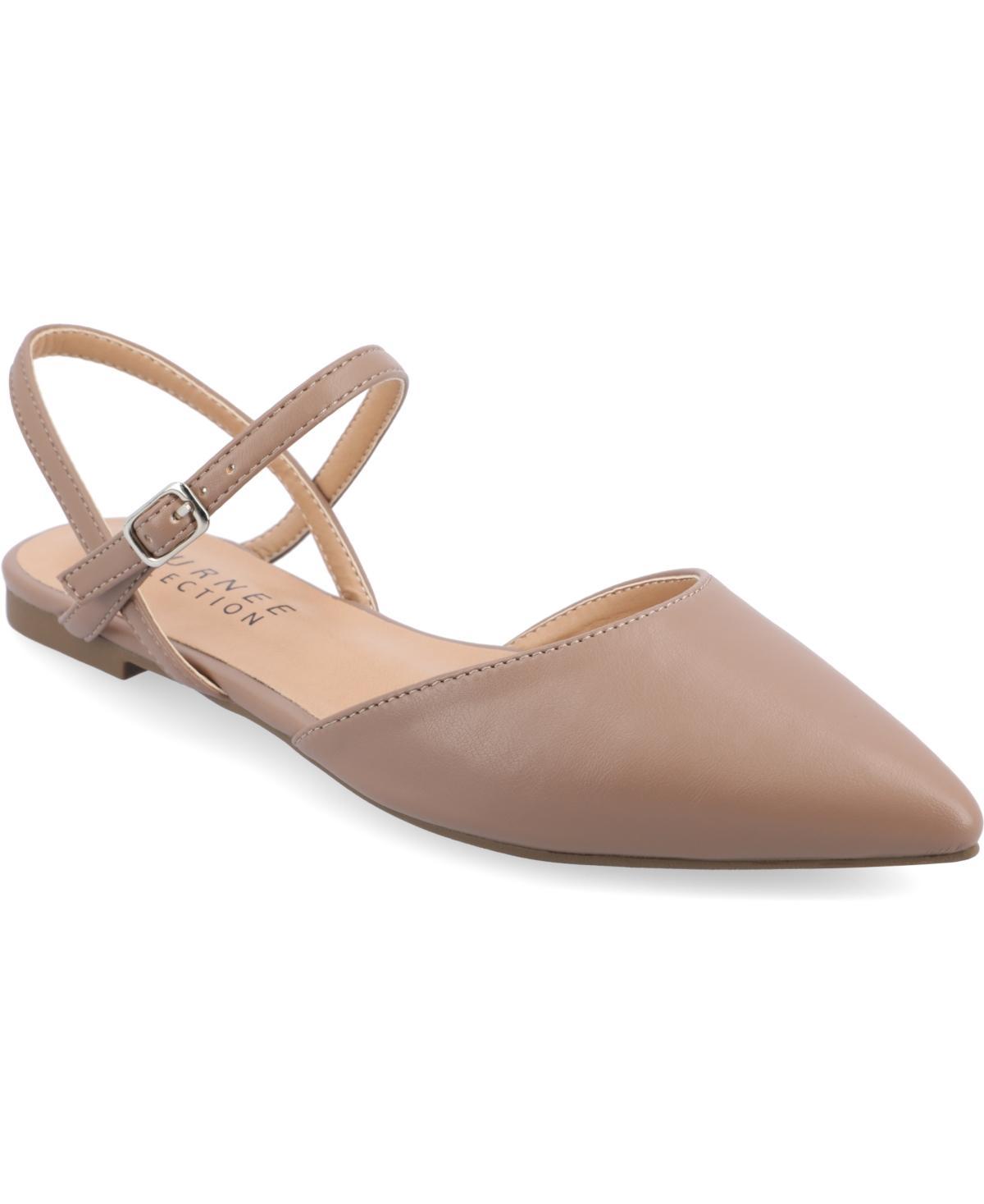 Journee Collection Womens Martine Pointed Toe Ballet Flats Product Image