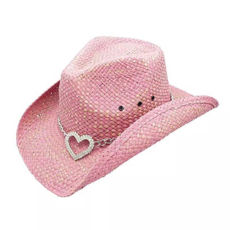 Womens Peter Grimm Heart Western Cowboy Hat product image