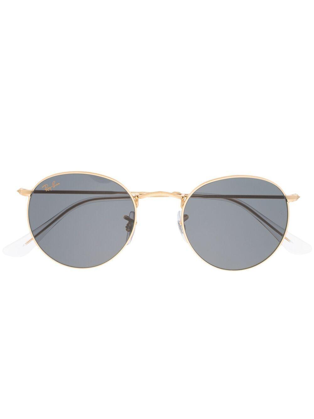 RAY BAN Round-frame Sunglasses In Gold product image