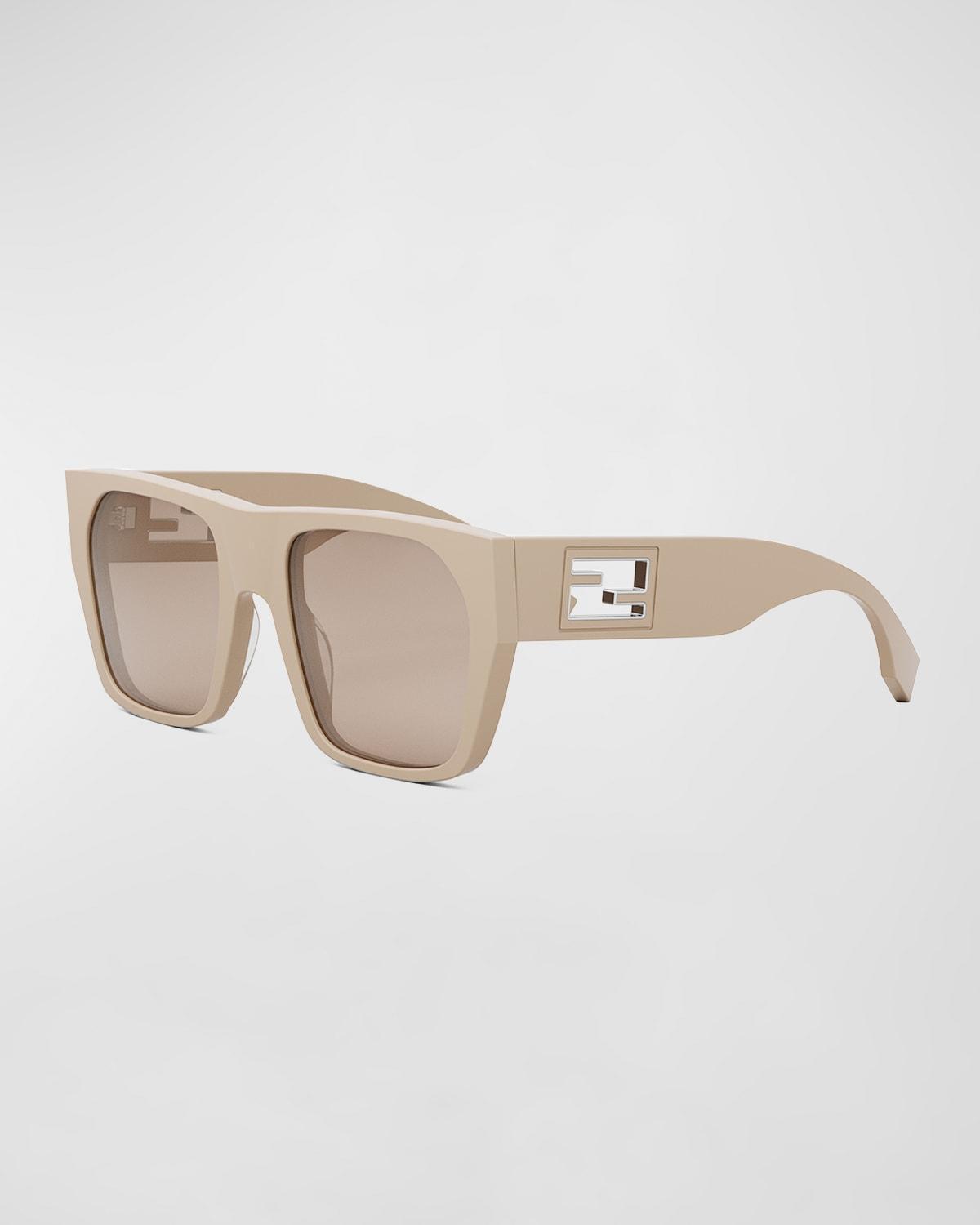 Baguette Acetate Round Sunglasses Product Image