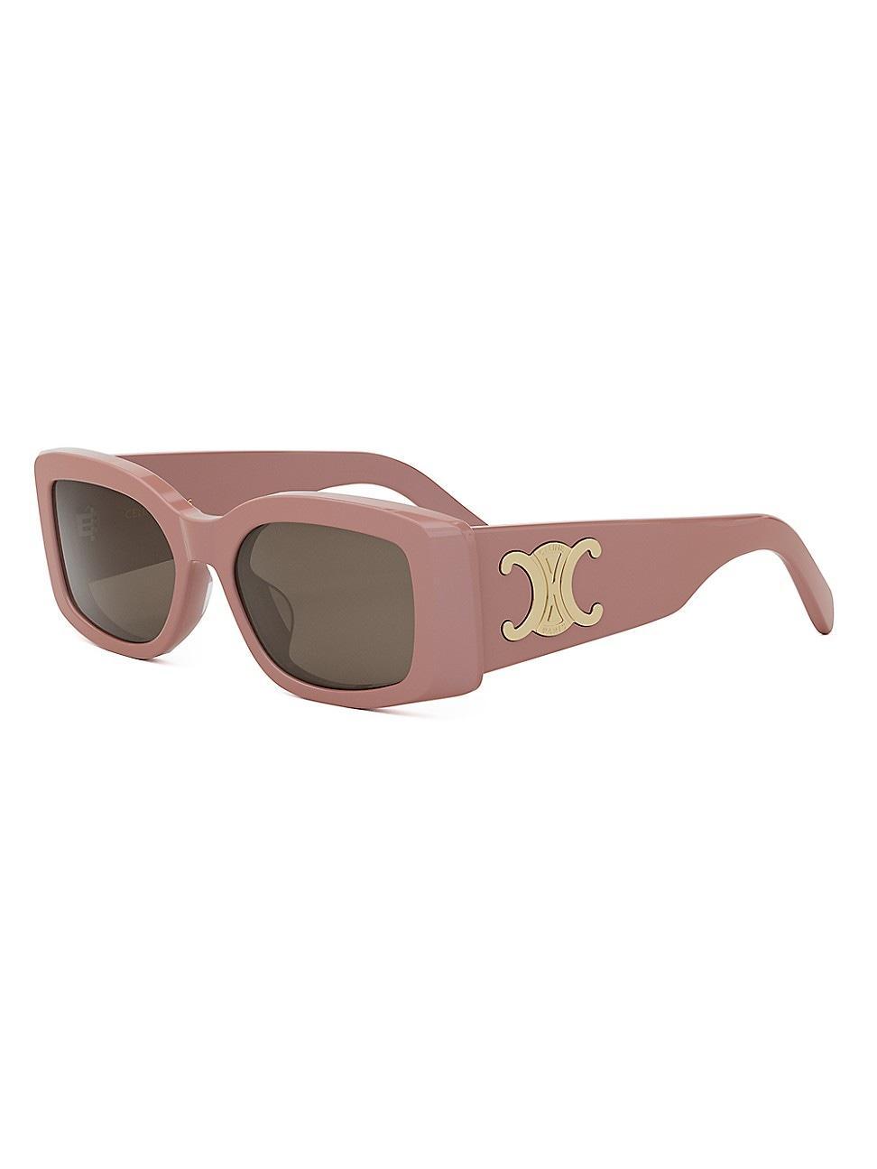 Womens Triomphe 53MM Rectangular Sunglasses Product Image