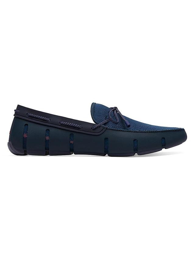 Mens Mesh Braided Lace Loafers Product Image