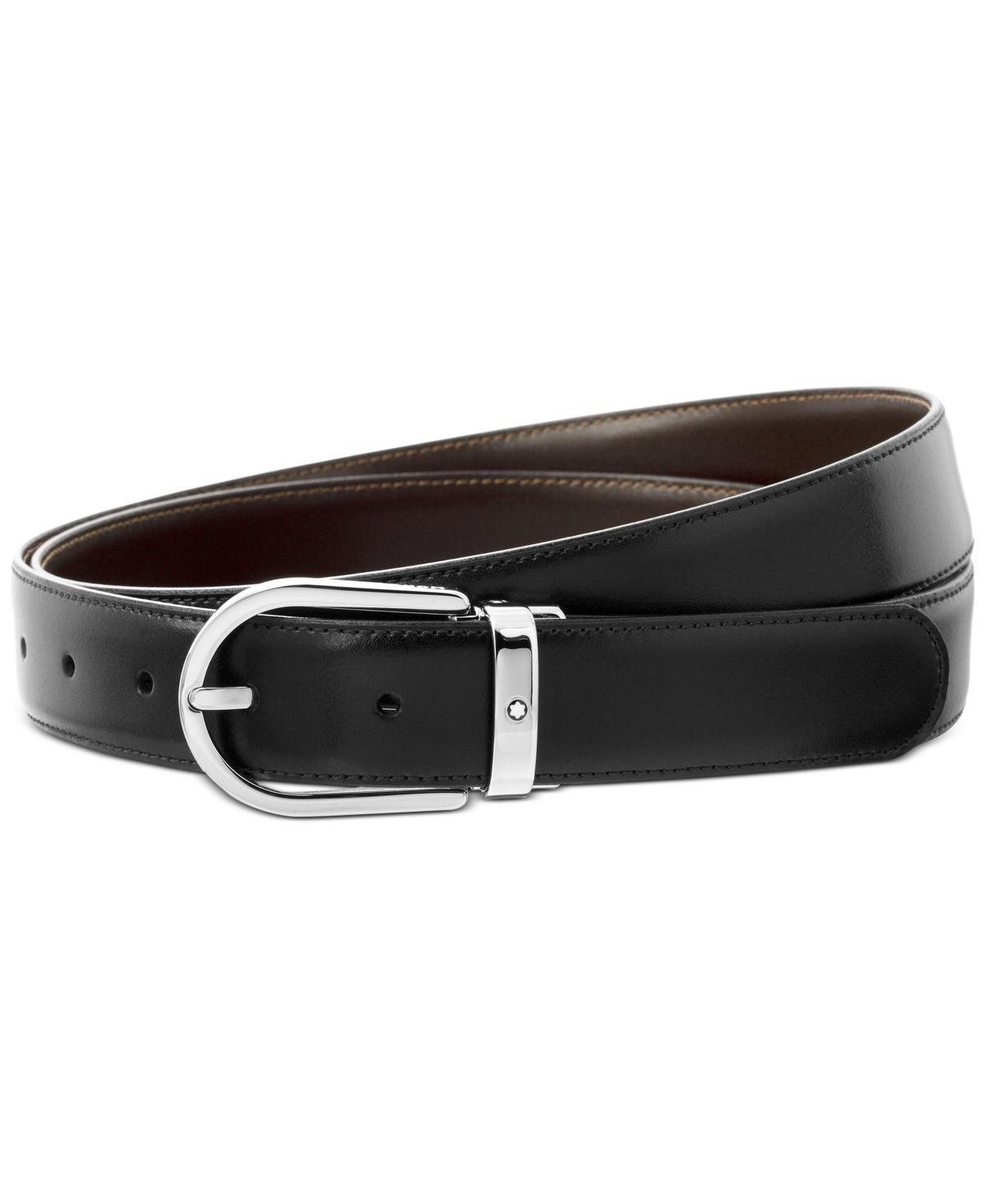 Montblanc Horseshoe Buckle Reversible Leather Belt Product Image