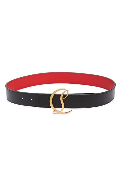 Christian Louboutin Logo Buckle Leather Belt Product Image