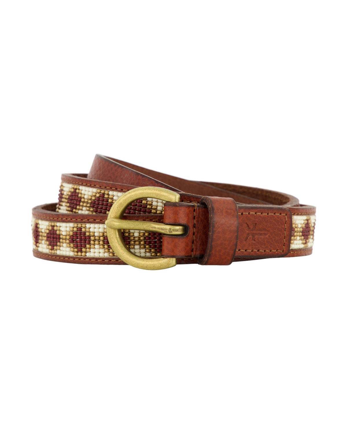 Frye Womens 20mm Beaded Leather Belt Product Image