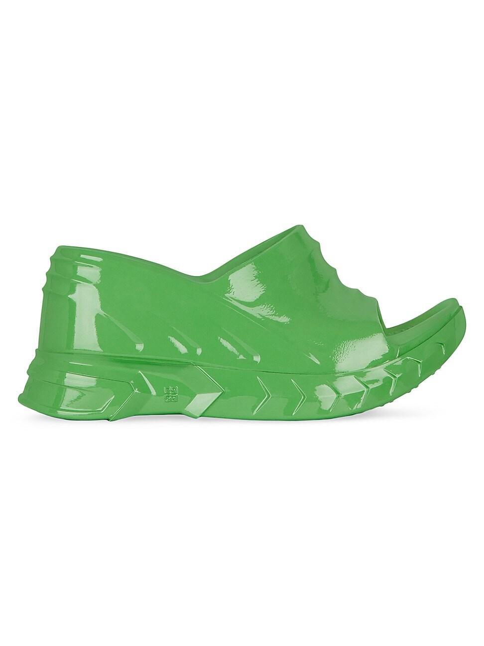 Womens Marshmallow Wedge Sandals in Rubber Product Image