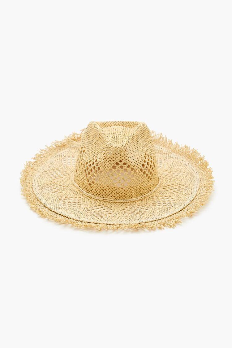 Frayed Straw Fedora | Forever 21 Product Image