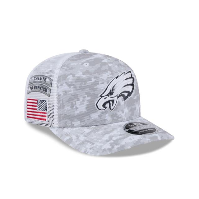 Philadelphia Eagles 2024 Salute to Service 9SEVENTY Trucker Hat Male Product Image