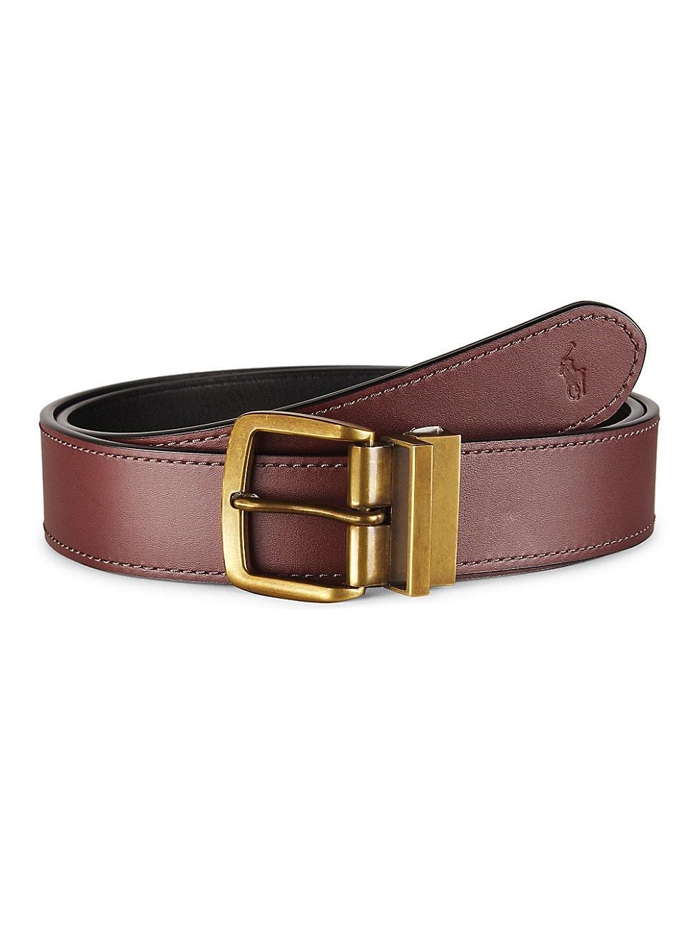 Mens Reversible Leather Belt Product Image