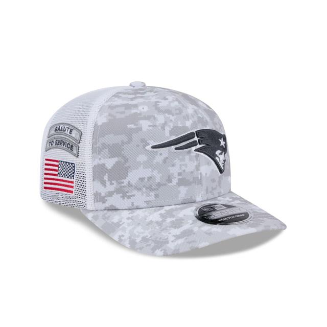 New England Patriots 2024 Salute to Service 9SEVENTY Trucker Hat Male Product Image