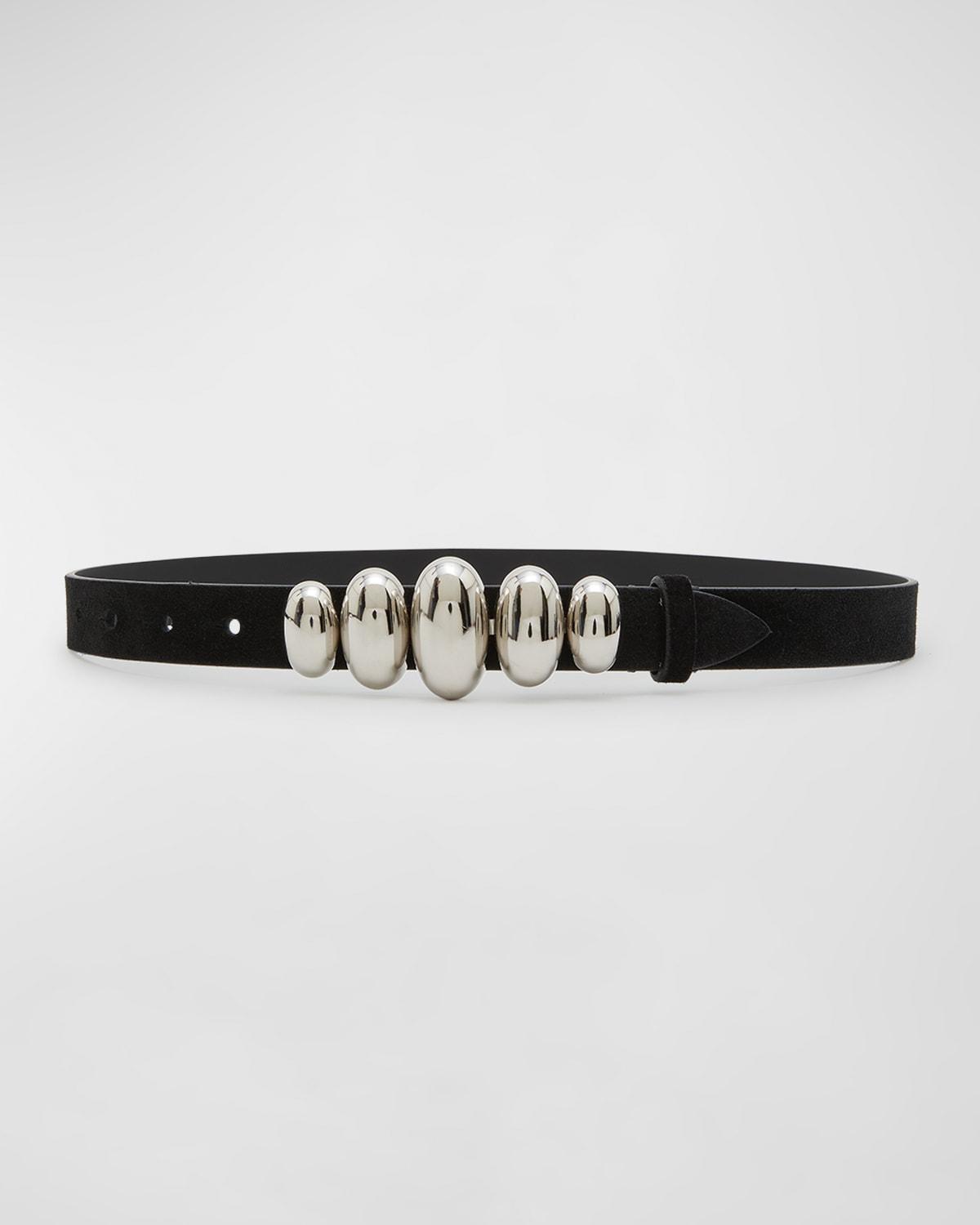 Isabel Marant Fuzz Belt in Black Product Image