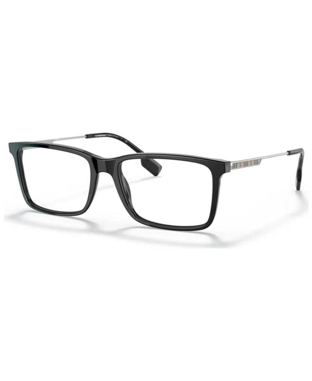 Men's Rectangle Eyeglasses, Be233957-o In Black Product Image