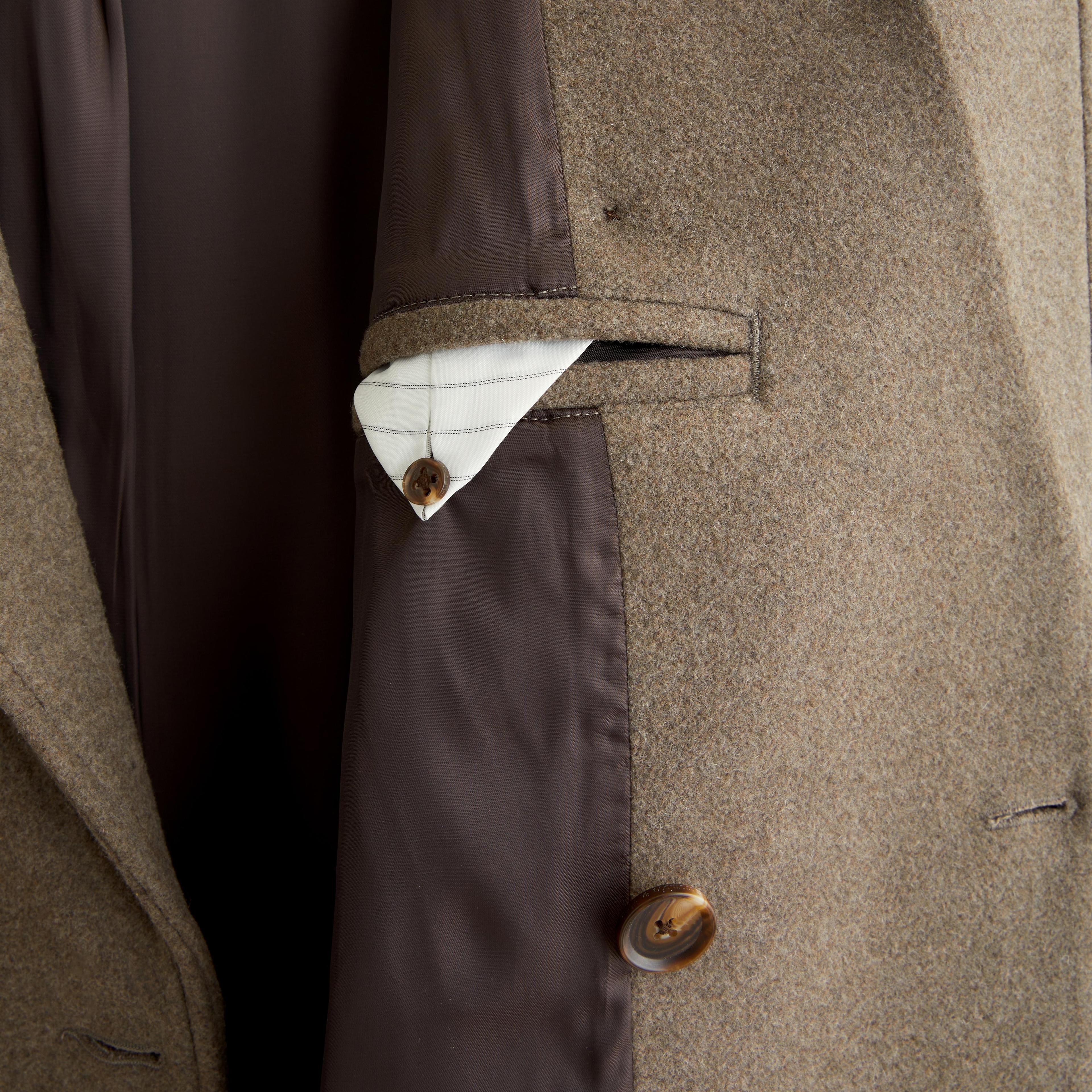 Double-Breasted Wool-Blend Coat Product Image