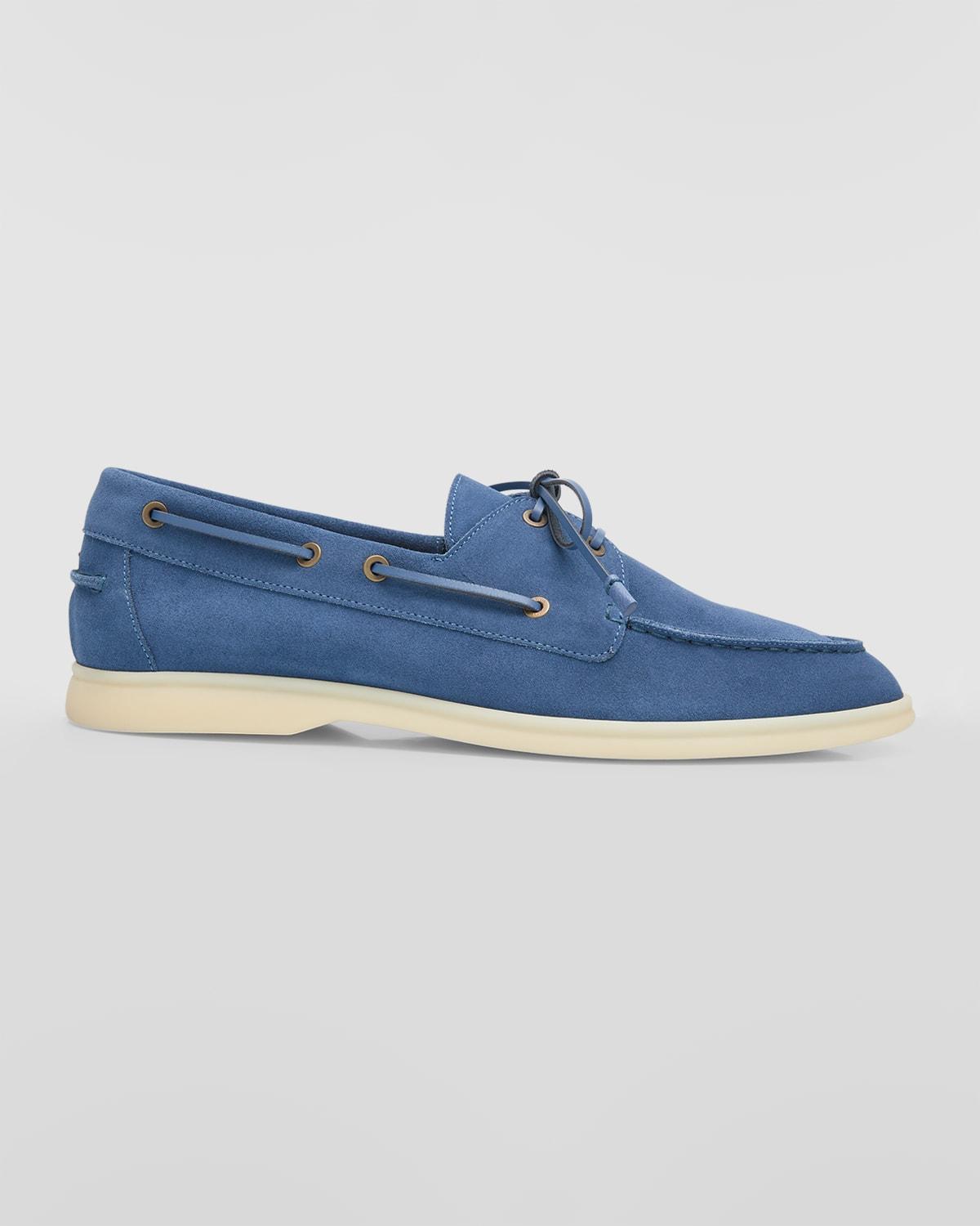 Mens COLLECTION Suede Penny Loafers Product Image