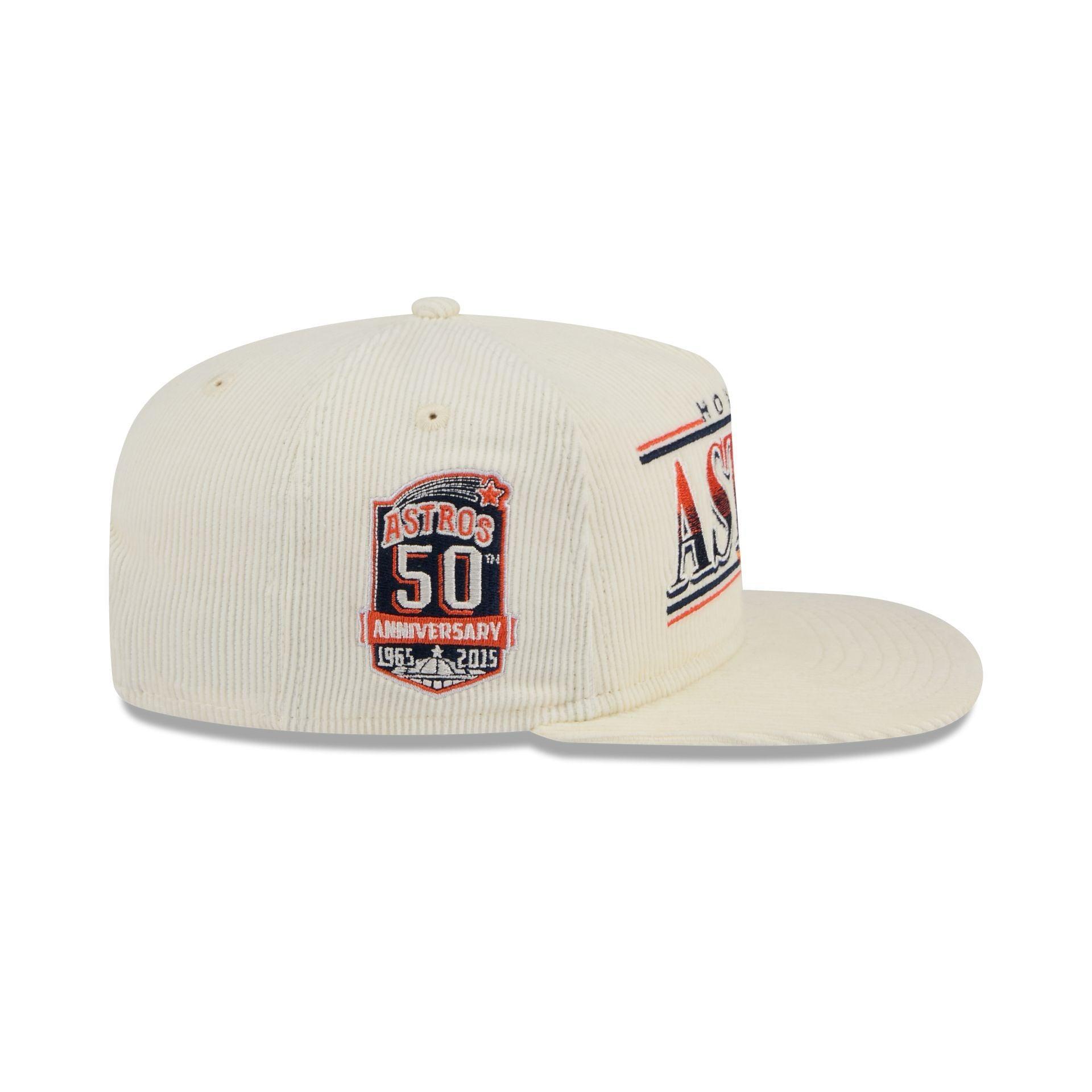 Houston Astros Throwback Corduroy Golfer Hat Male Product Image