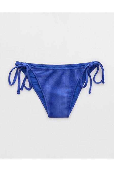 Aerie Shine Rib Cheekiest Tie Bikini Bottom Women's Product Image