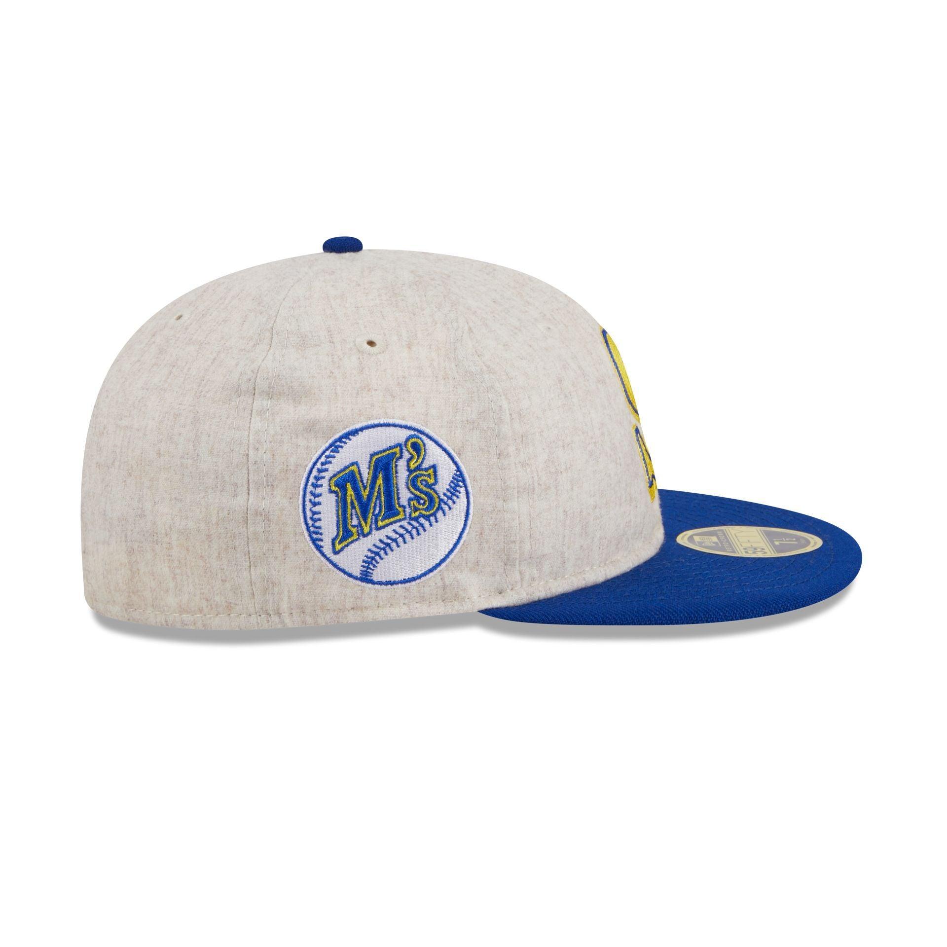 Seattle Mariners Melton Wool Retro Crown 59FIFTY Fitted Hat Male Product Image