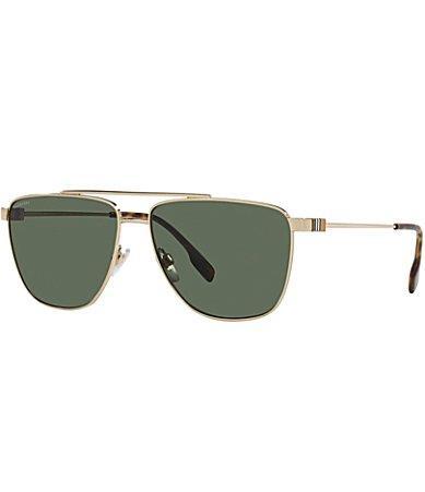 Burberry Mens BE3141 Blaine 61mm Pilot Sunglasses Product Image