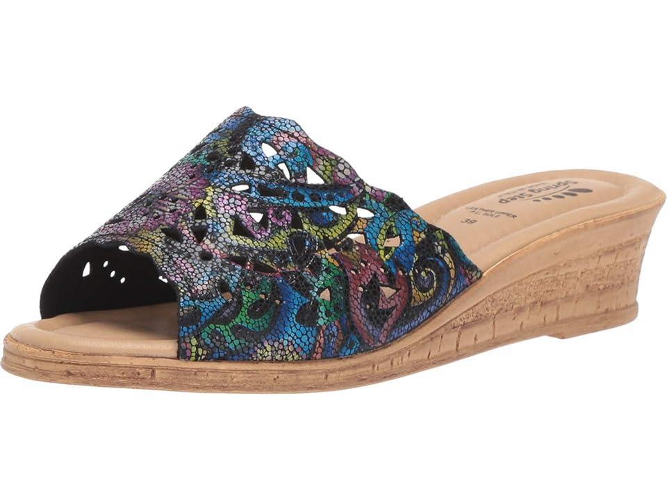 Spring Step Estella Multi) Women's Wedge Shoes Product Image