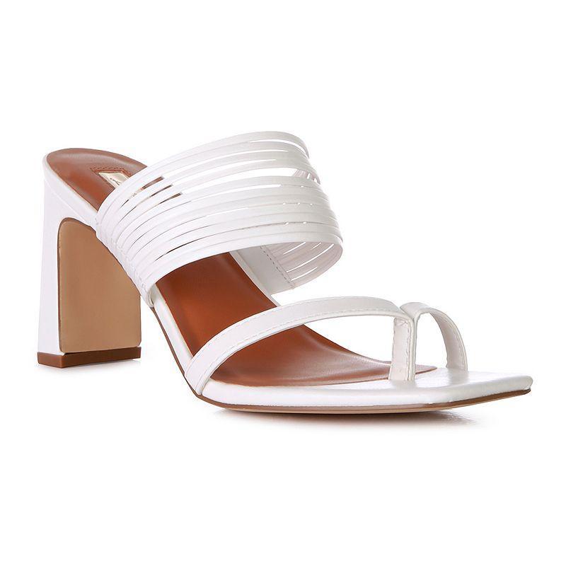 Follow Me Mid Block Heel Sandals Product Image