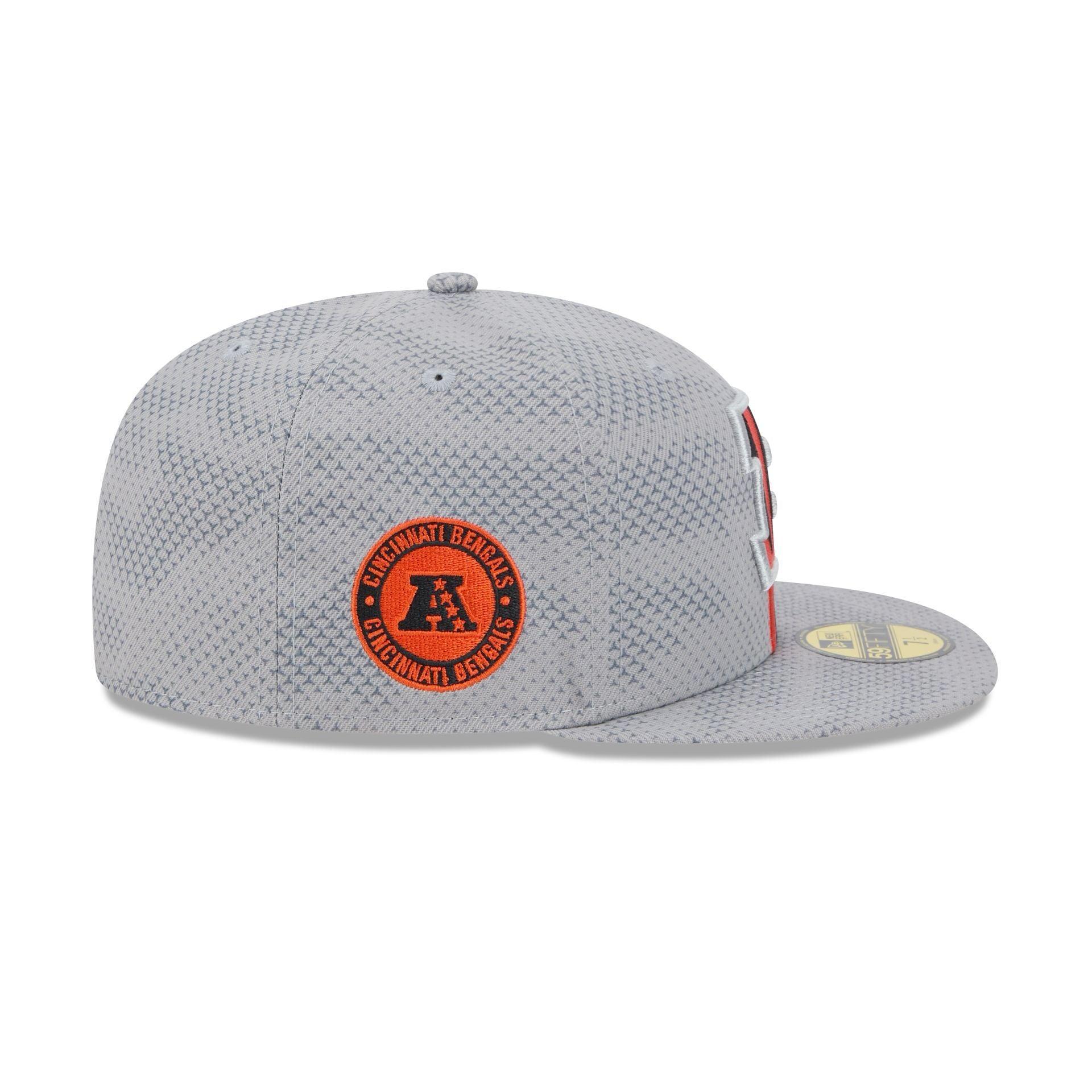 Cincinnati Bengals 2024 Sideline Gray 59FIFTY Fitted Hat Male Product Image